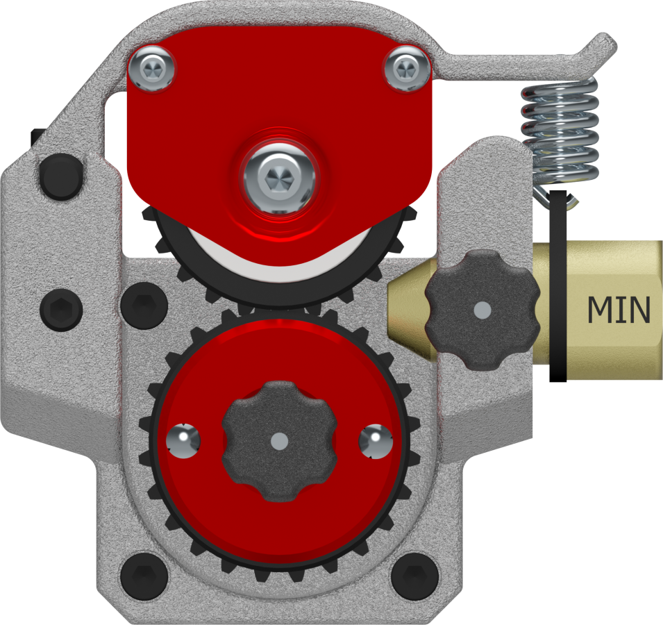 Cm 312 two roll wire feed mechanics