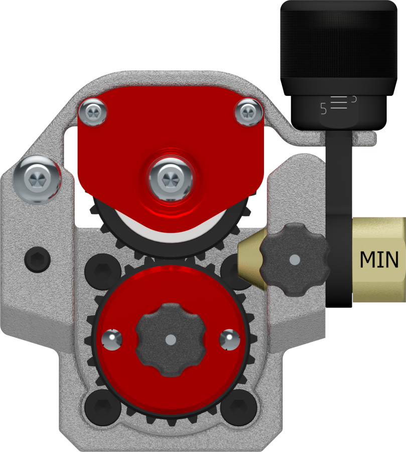 Cm 316 two roll wire feed mechanics